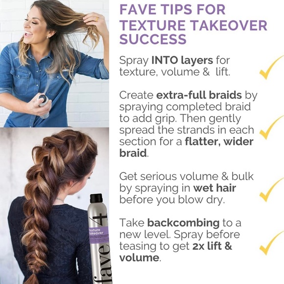 Fave4 Texture Takeover Hairspray - Picture 5 of 6
